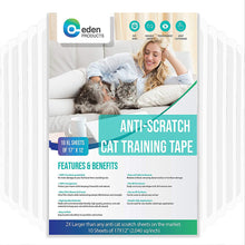 Load image into Gallery viewer, EdenProducts Anti Scratch Cat Deterrent Tape - Pack of 10 Sheets