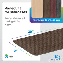 Load image into Gallery viewer, EdenProducts Carpet Stair Treads