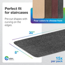 Load image into Gallery viewer, EdenProducts Carpet Stair Treads
