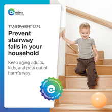 Load image into Gallery viewer, EdenProducts 15 Pack, Pre Cut Transparent Tape, Stair Grippers
