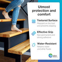 Load image into Gallery viewer, EdenProducts 15 Pack, Pre Cut Transparent Tape, Stair Grippers