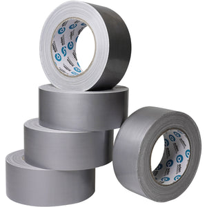 EdenProducts Heavy Duty Industrial Silver/Gray Duct Tape - 5 Roll Multi Pack - 30 Yards x 2 Inch Wide